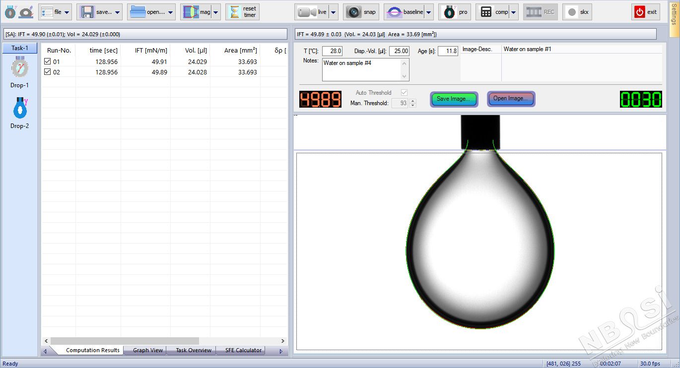 SurfaceMeter Element